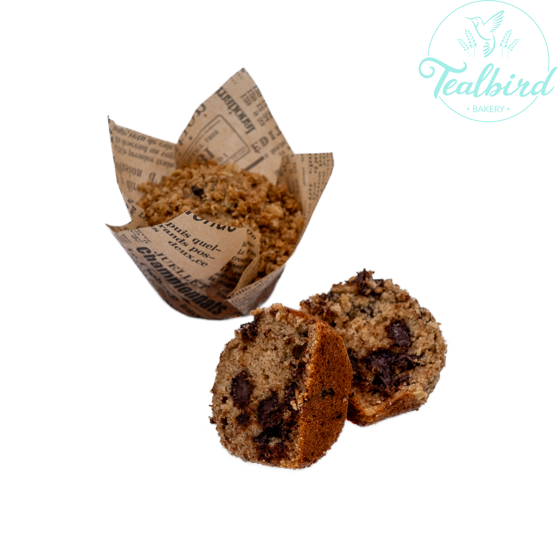 Banana Chocolate Chip Oat Streusel